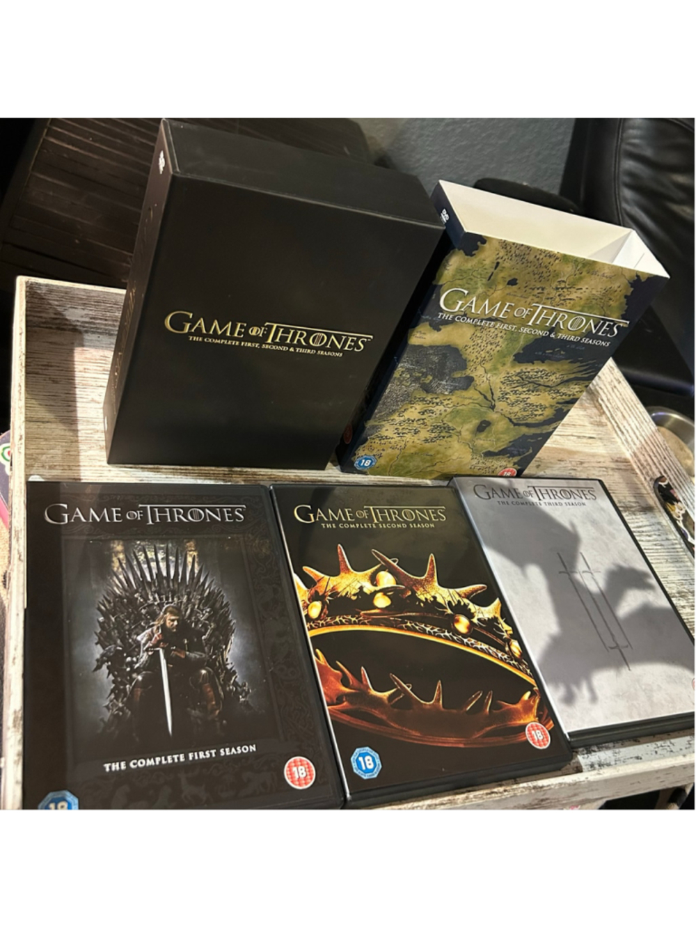 HBO Game of Thrones The Complete First, Second & Third Seasons DVD Box Set